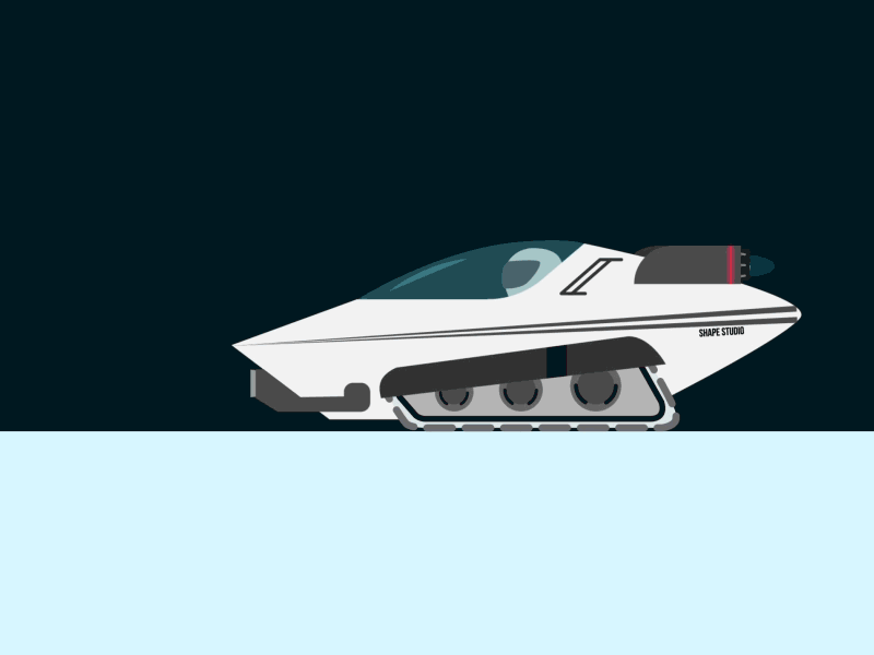 BOBCAT aftereffects animation ice interstellar motiongraphic rocket shuttle snow space spaceship starship