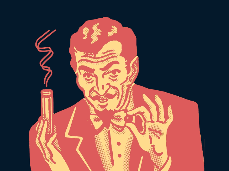 Black Magic Halftone Brush Kit animation black gif halftones magic magician retro supply vintage