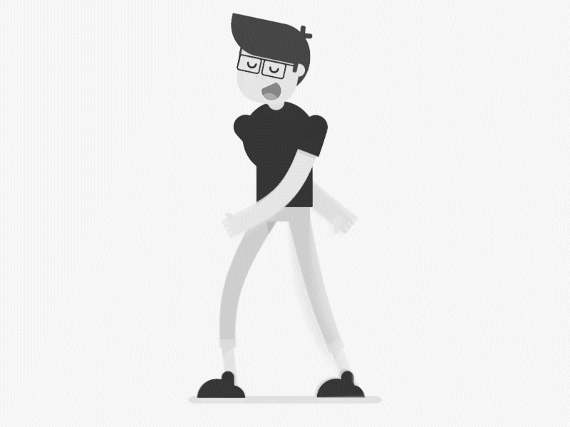 walking cycle by Romain Dorenlot on Dribbble