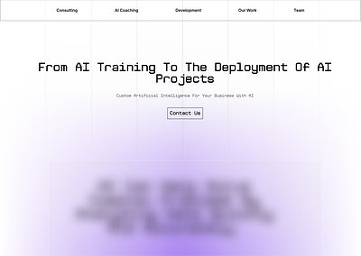 AI Landing Page branding graphic design logo ui ux website