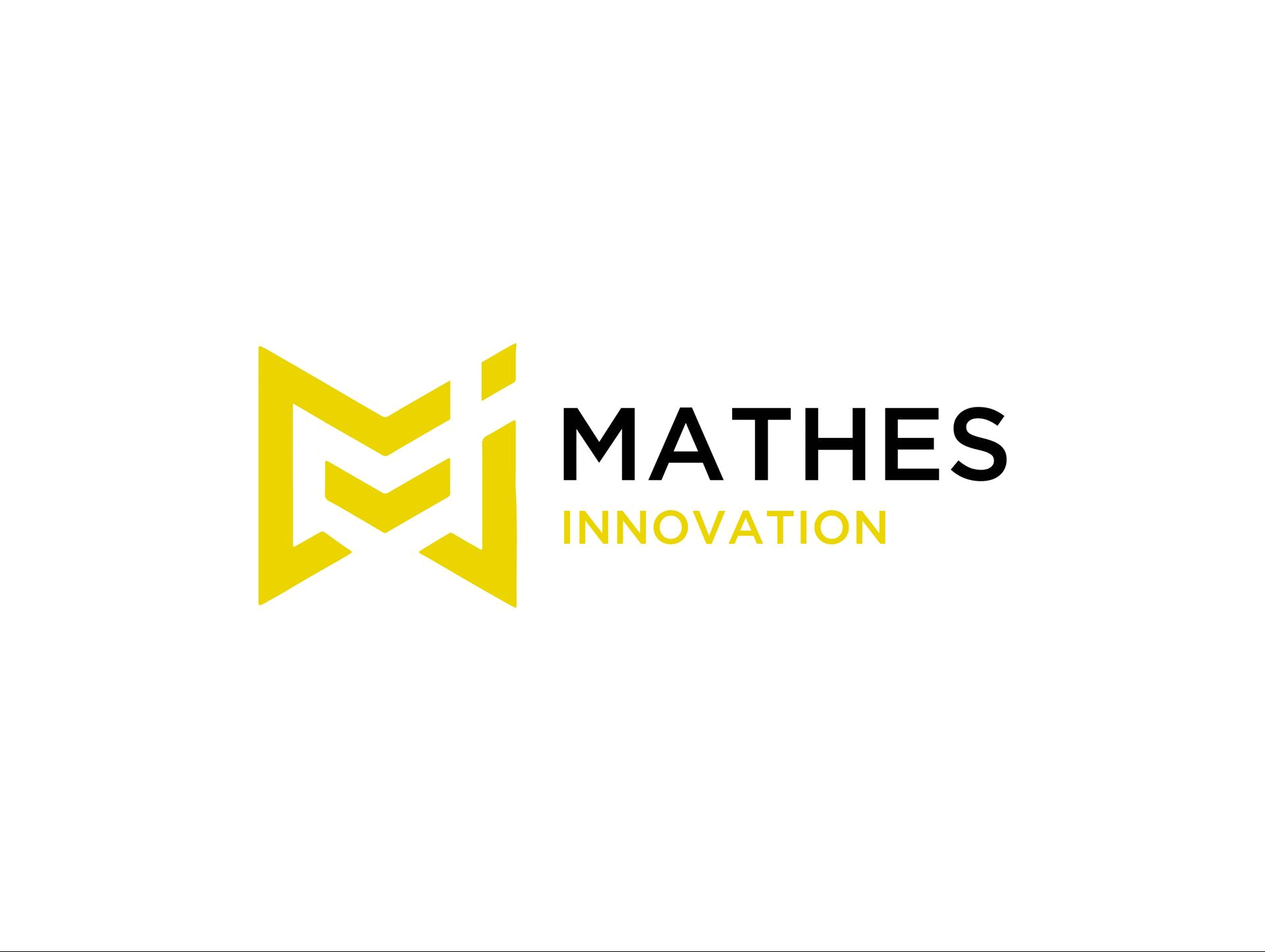 Mathes Innovation abstract animation brand identity bussines cration logo graphic design innovation logo logo brand logo concept logo m m m logo minimalist motion graphics ui yellow yellow color