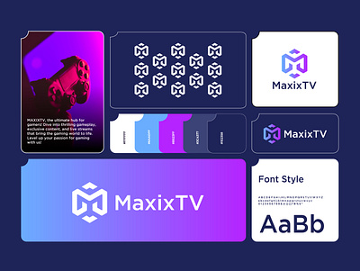 Maxix Logo 3d abstract animation branding creation logo game gamers gaming graphic design inspiration logo logo brand logo design minimalist motion graphics ui