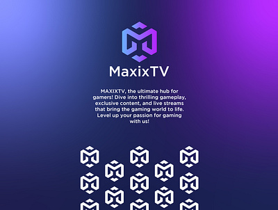 Maxix Logo 3d animation branding creation logo game gamers gaming graphic design logo logo brand logo design motion graphics ui