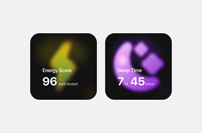 Neon Health Widgets concept dashboards health neon ui