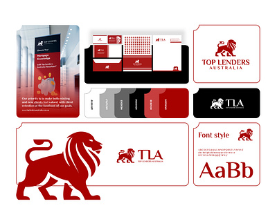 TLAustralia - Financial company 3d animation bank branding creation logo financial graphic design lion loan logo logo design money motion graphics red ui