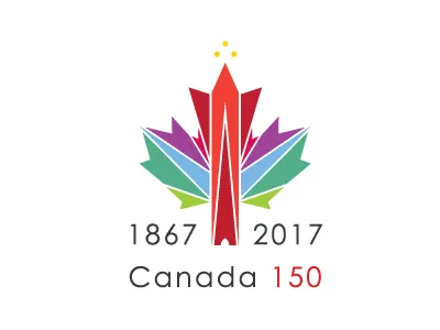 Canada 150 150 1867 2017 canada confederation illustrator logo vector