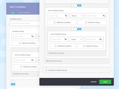 Query Builder (Condition/Rule Editor) builder condition filter query query builder rule ui ux