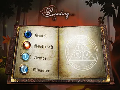 Game loading screen game loading screen spell book