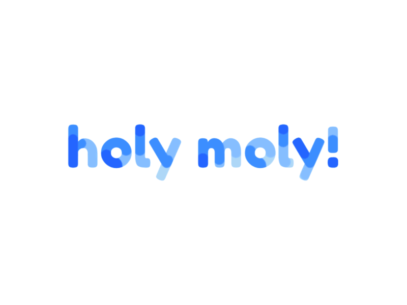 Holy Moly adobe aftereffects animation first fun holy moly