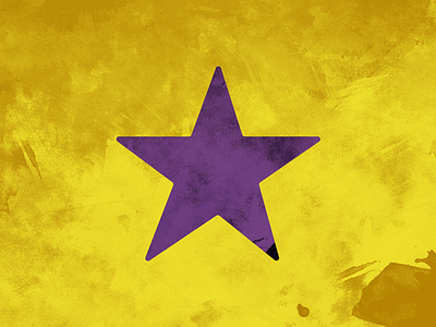 State Dirty Start grunge illustration star texture