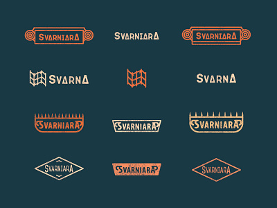 SVARNIARA - mood board geometric logo simpe symbol