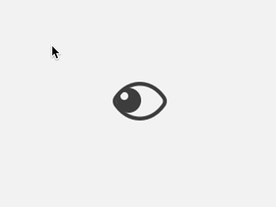 Eye following cursor animation cursor design eye follow following