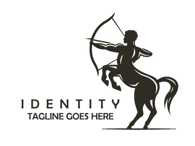 Centaur Logo archer arrow bow centaur centaurs horse horseman logo logos man myth person
