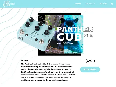 Daily UI 003: Landing Page adobe adobe xd analog dailyui dailyui003 dailyuichallenge guitar jhs landingpage music ui user interface