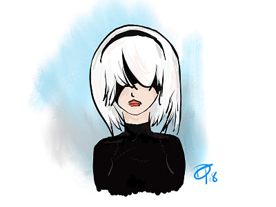 iPad Pro Sketch 2b art cartoon comic draw fashion girl hand drawn illustration pink procreate sketch