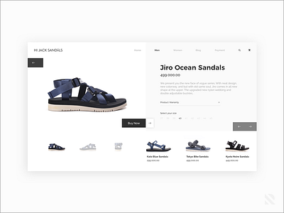 Hijack Sandals Website