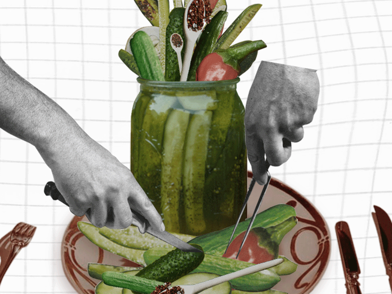 New work for Taste Cooking animation carolyn figel cooking food gif pickles taste cooking