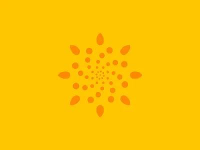 Sunflower Swirl circles dots flower food logo soylent sun sunflower swirl twist yellow