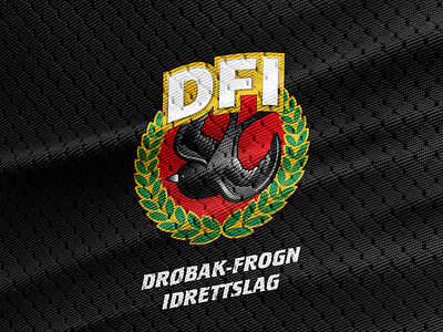 Sports Team logo brand dailylogo dailylogochallenge dfi drøbakfrognidrettslag identity logo logodesign sportsteam sportsteamlogo