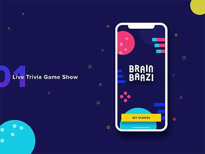 Get Started Screen app application design game getstarted graphics interface mobile ui ux