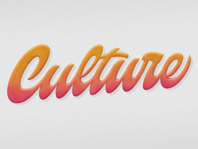 Culture Lettering animation calligraphy custom type gif hand drawn lettering logo motion script typography vector wordmark