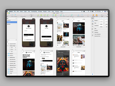 Flam UI Kit interface iphone iphone x photography ui ui kit ux