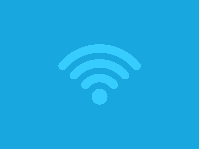 Free Wifi Spot animation character wifi