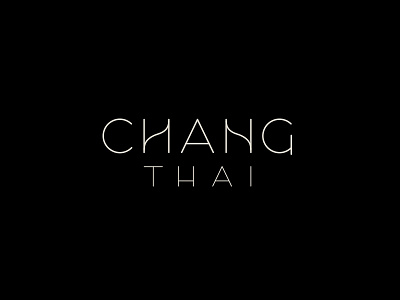 Chang Thai Rebrand pt.2 branding cafe coffee identity logo logotype rebrand restaurant