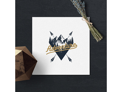 Adventure adventure badge camping design double explore exposure grunge logo typography vintage wanderlust