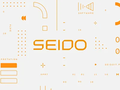 Seido IT custom handmade logotype technology type typography