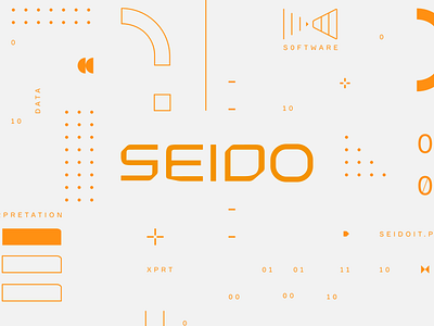 Seido IT custom handmade logotype technology type typography