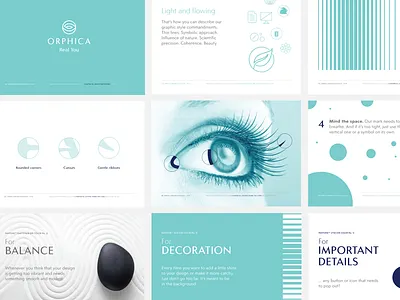 Orphica Brand Manual brand brand manual ci corporate identity custom logo logotype type typography