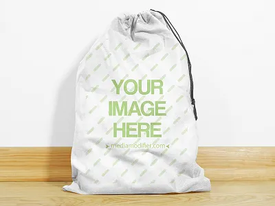 Drawstring Bag Mockup Generator bag bag mockup bag psd custom bag mockup drawstring bag mediamodifier mockup mockup generator psd mockup