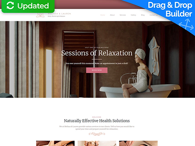 SPA Studio Responsive Website Template design for website mobile website design web design website design website template