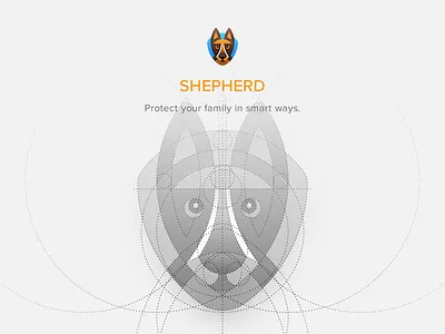 Shepherd Logo Construction app icon circle construction dog dog logo german shepherd icon iconography illustration ios icon logo mac icon mac os icon macos icon os icon osx icon sandor shepherd stripes