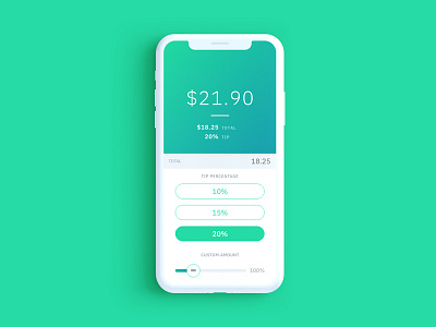 Daily UI 004: Calculator adobe xd calculator dailyui dailyui004 dailyuichallenge iphonex mobile tip calculator ui uiux user interface ux