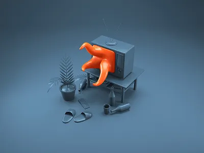 stranger things 3d 4d art artist artwork c4d cinema4d dribbble emblem graphic illustration photoshop