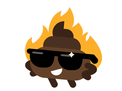 Hot Stuff poop