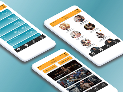 Fitness app app mobile mobileapp sketch ui ux