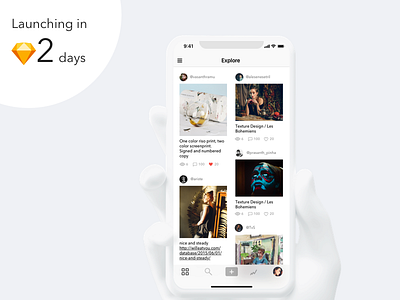 Flam - iOS UI Kit - Sketch ios iphone photography ui ui kit ux