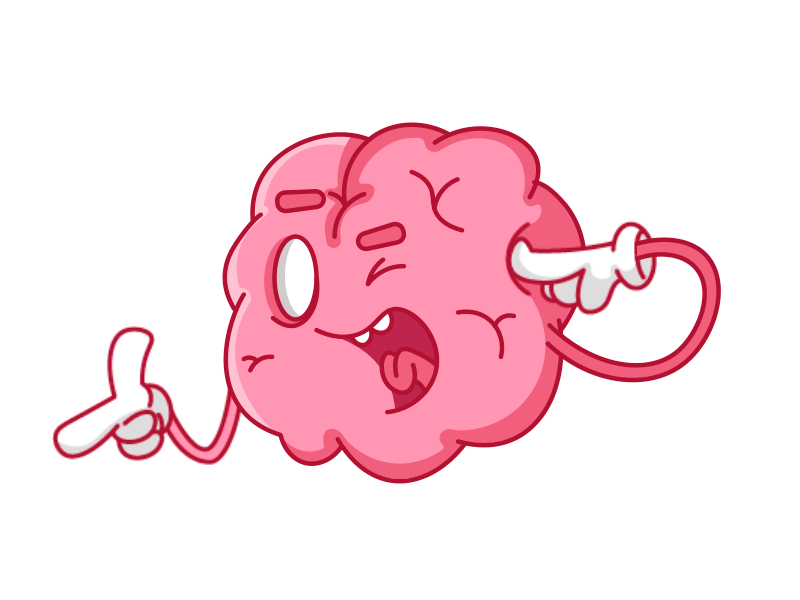 brain animation brain character funny motion organs