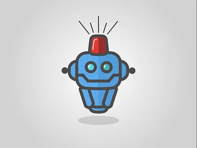 Pete bot icon logo patrol robot siren