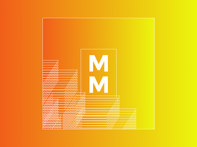 month of march gradient lines march month sketch
