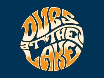 Dubs At The Lake dubs hippie lettering type volkswagen vw