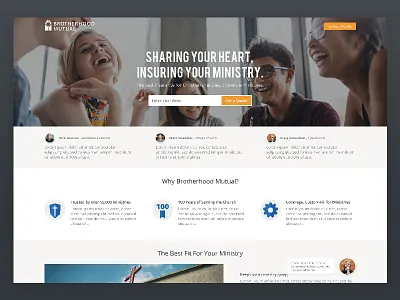 Marketing Landing Page brotherhood mutual landing page marketing landing page marketing site search search landing page sem