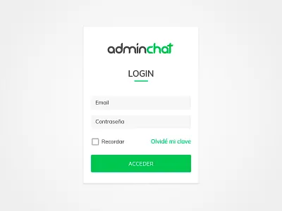 Login design ui web