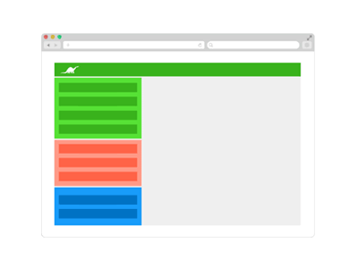 Automation workflow animation for Bronto.com animation