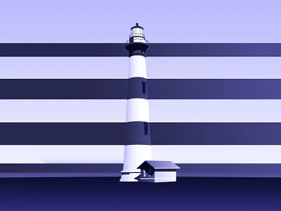Light House adobe cc house illustrator light purple