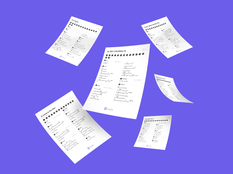 Charts - Product Launch Campaign branding charts marketing multitracks music product product branding sheet