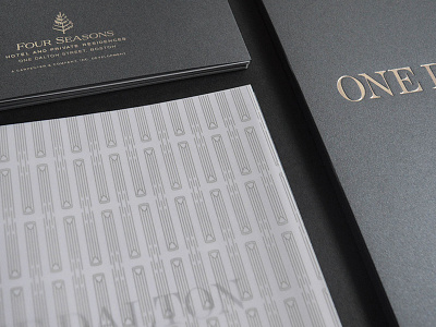 One Dalton Pattern graphic line drawing pattern vellum